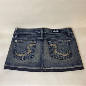 90s-2000s Vintage Rock & Republic Jean Mini Skirt - Size 26